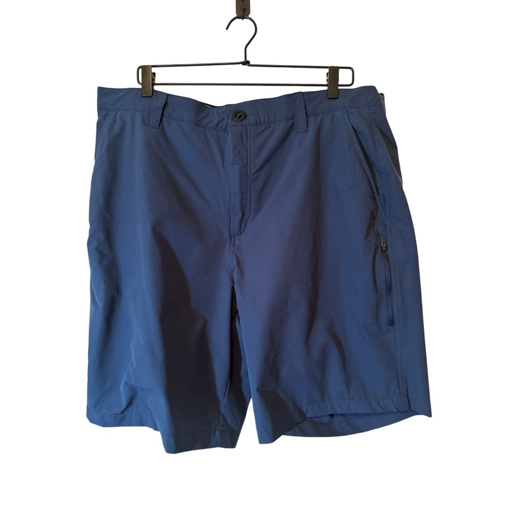 Orvis Men's Tech Shorts Size 38 Blue Stretch Quick Dry Performance Outdoor